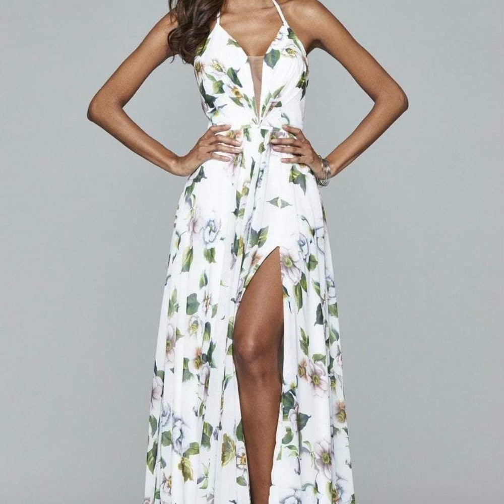 FAVIANA Floral Gown